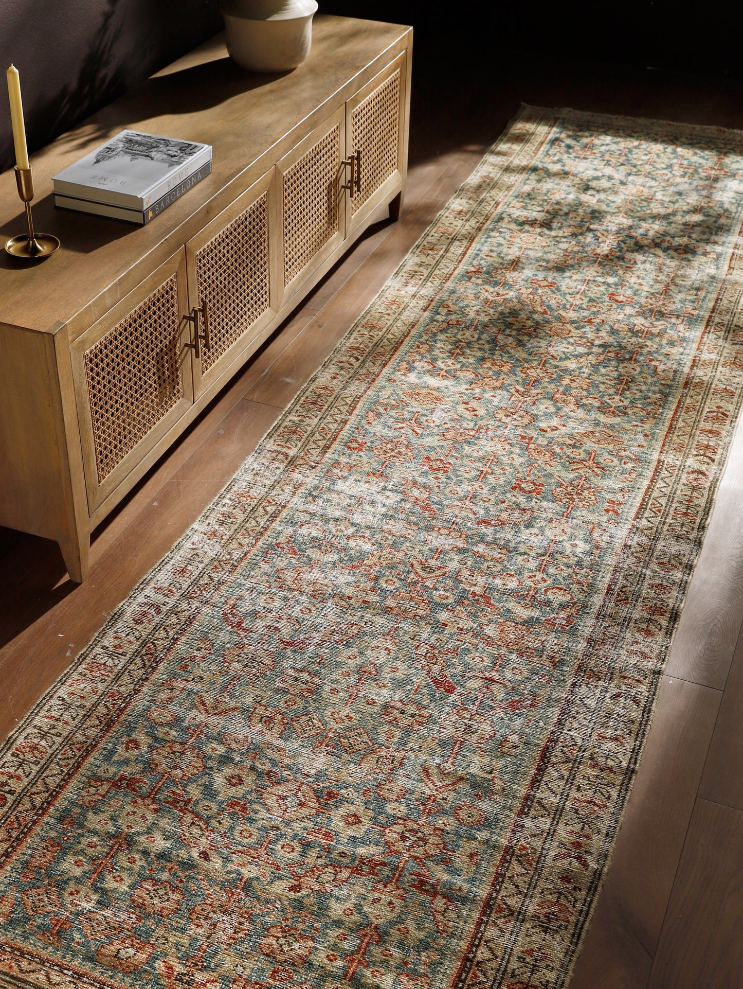 District Loom Vintage Runner Rug Anaconda