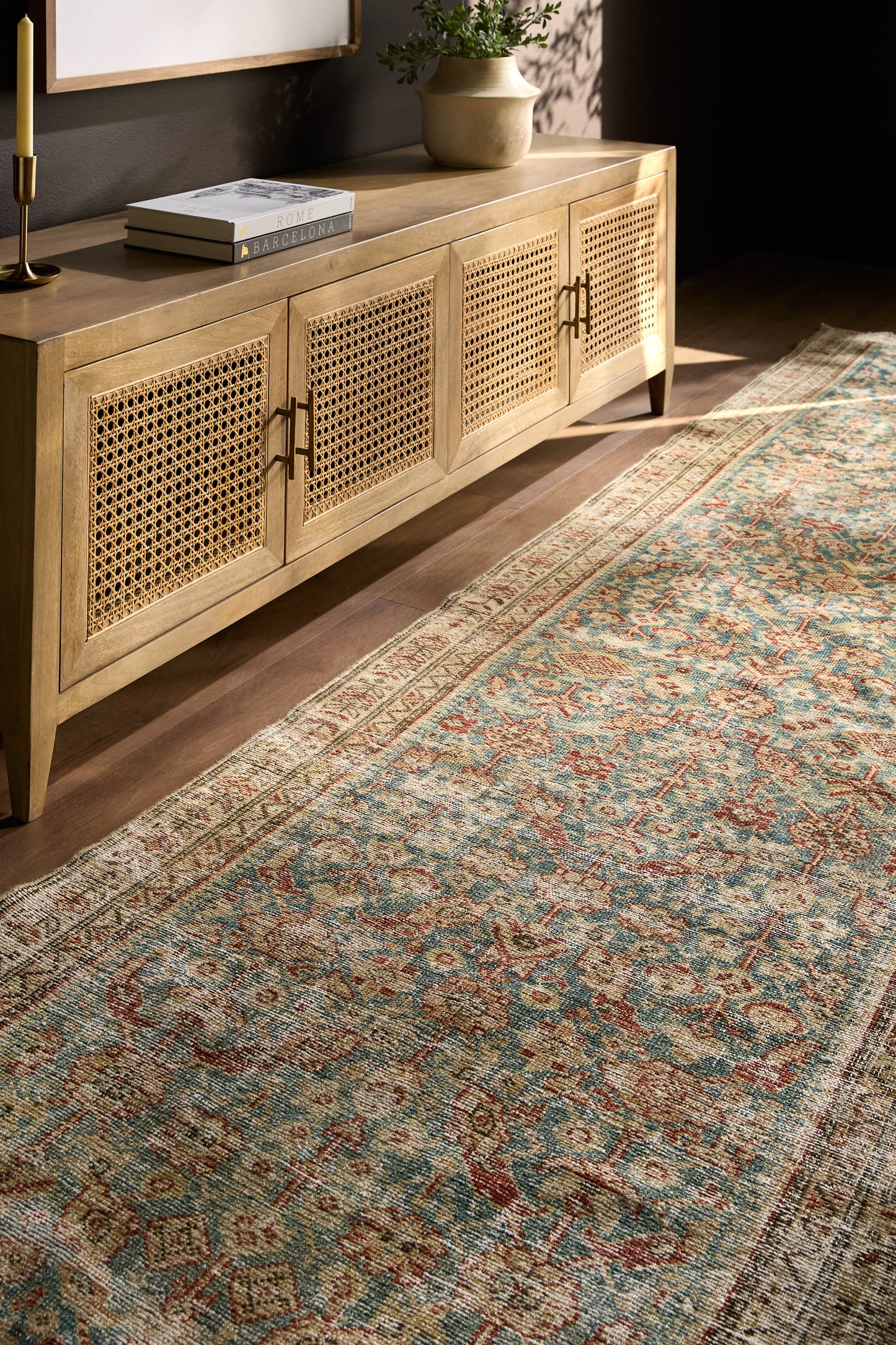 District Loom Vintage Runner Rug Anaconda