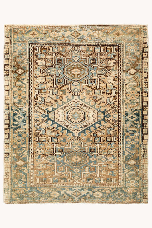 District Loom Vintage Scatter Rug Coulee