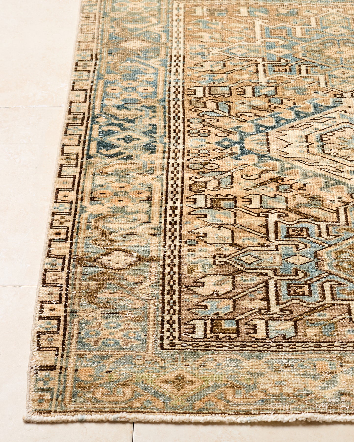 District Loom Vintage Scatter Rug Coulee