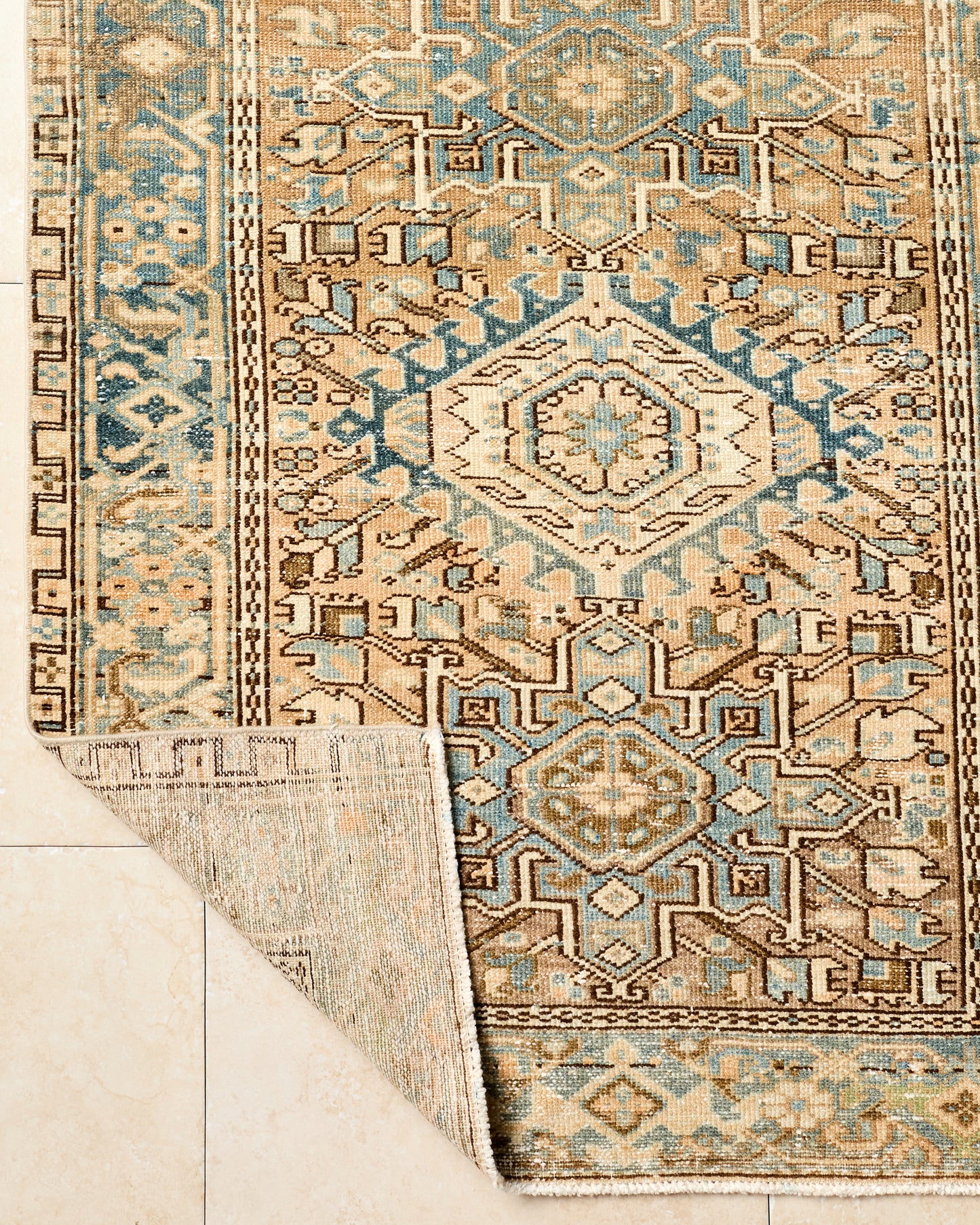 District Loom Vintage Scatter Rug Coulee