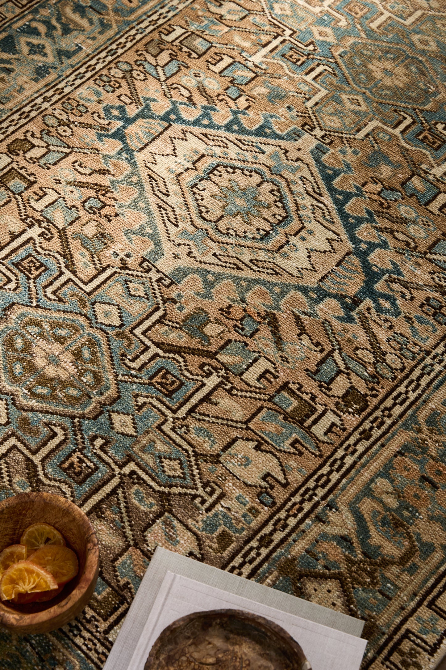District Loom Vintage Scatter Rug Coulee