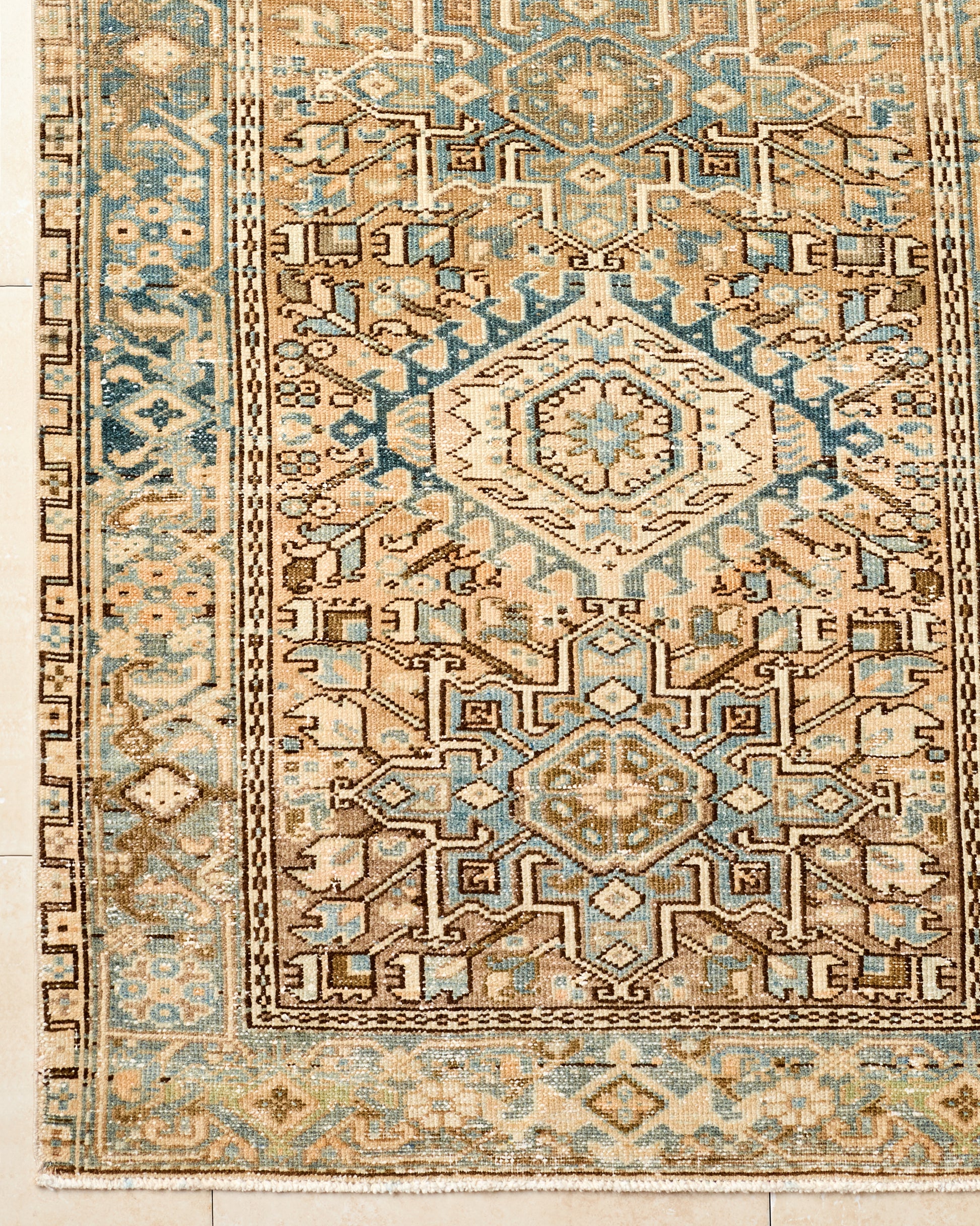 District Loom Vintage Scatter Rug Coulee