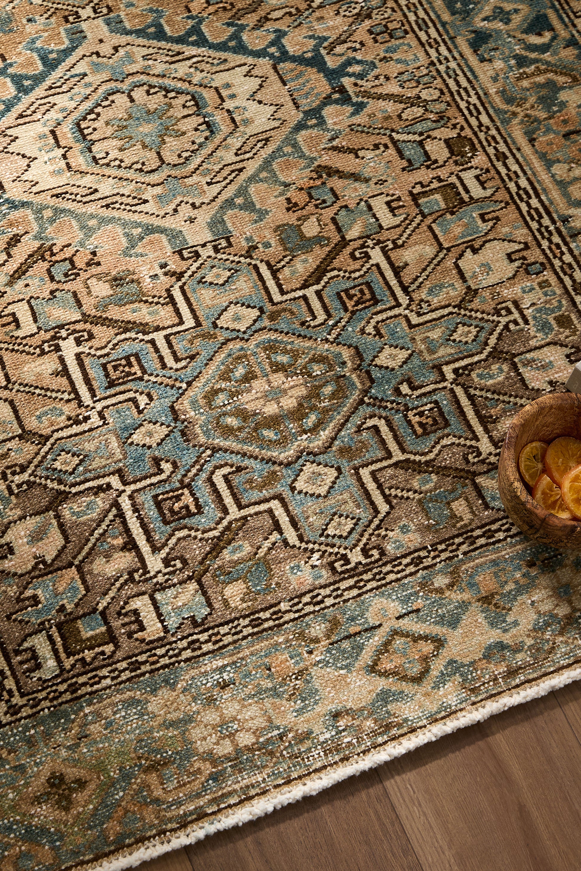District Loom Vintage Scatter Rug Coulee