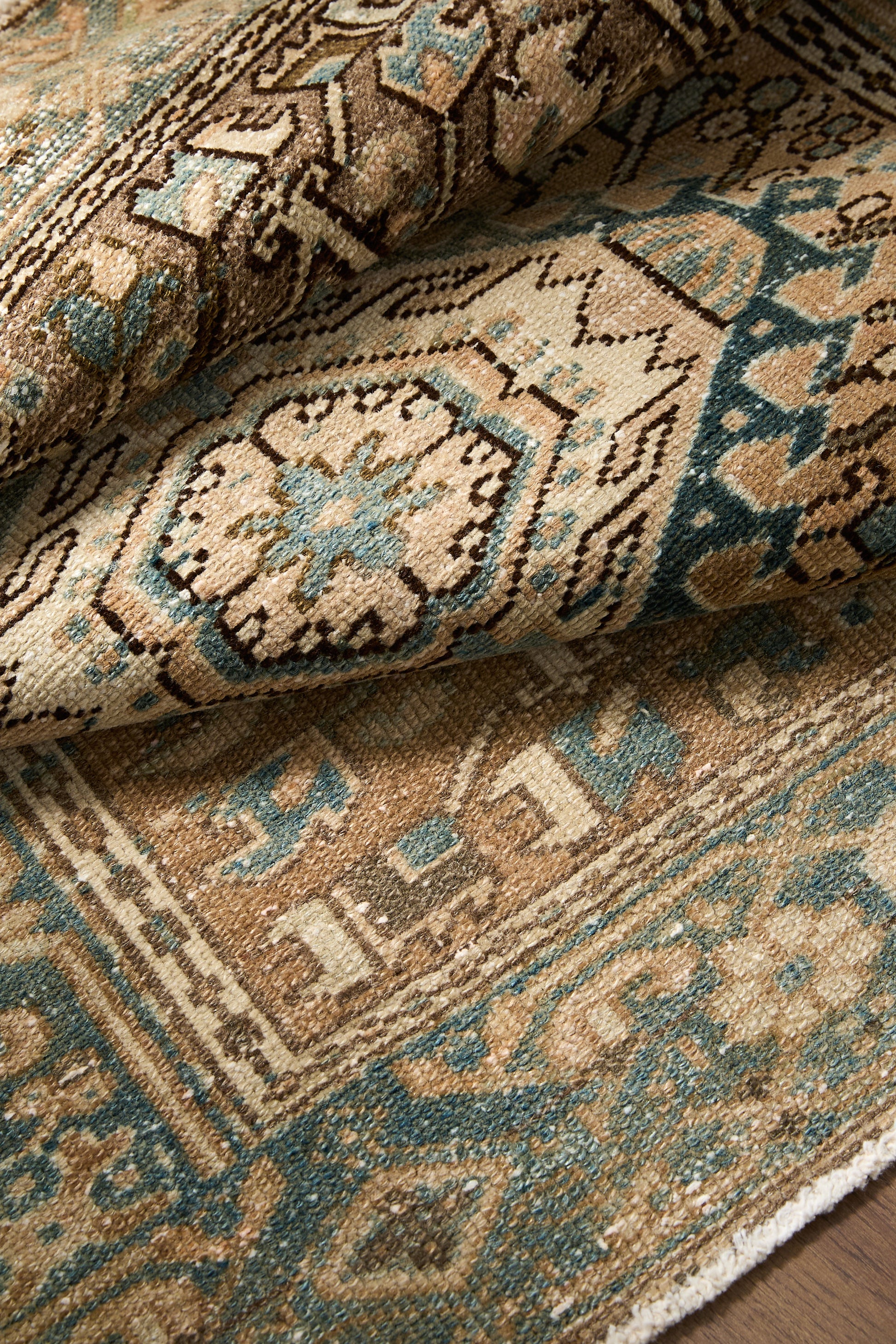 District Loom Vintage Scatter Rug Coulee