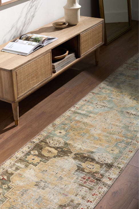 District Loom Vintage Turkish Runner Rug Kipp