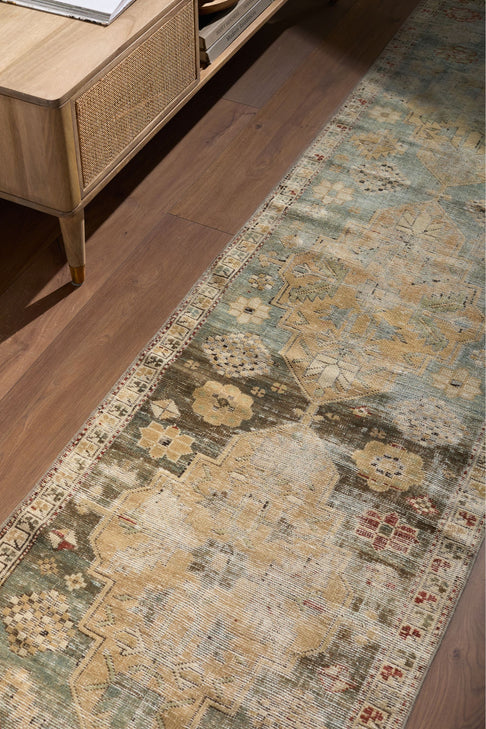 District Loom Vintage Turkish Runner Rug Kipp