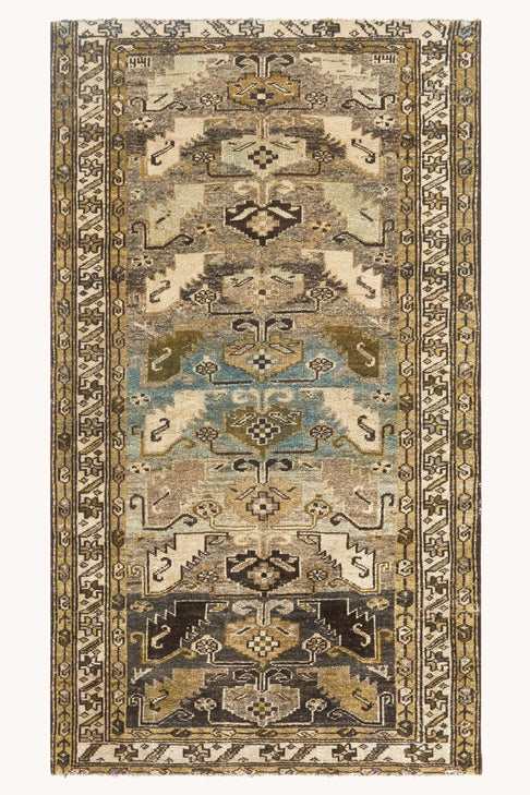 District Loom Vintage Turkish Scatter Rug Kalispell