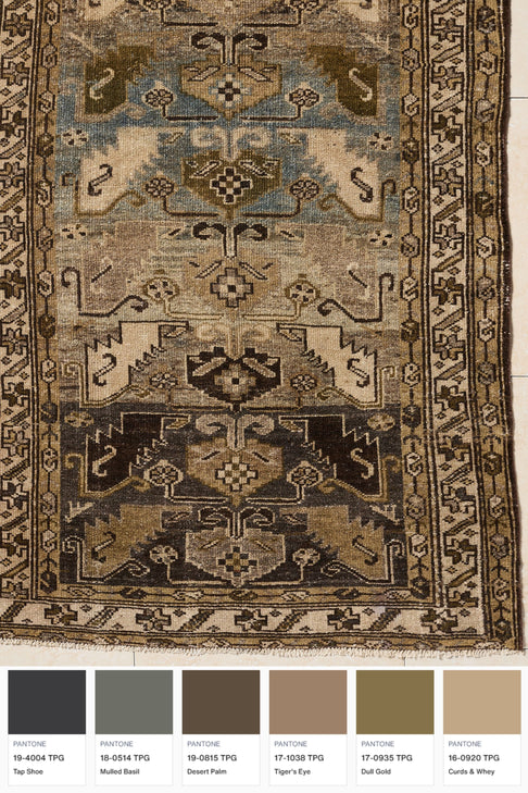 District Loom Vintage Turkish Scatter Rug Kalispell