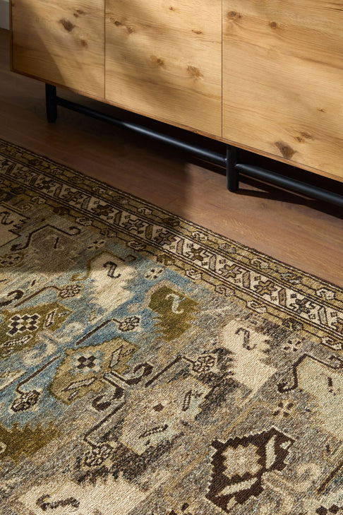 District Loom Vintage Turkish Scatter Rug Kalispell styled4