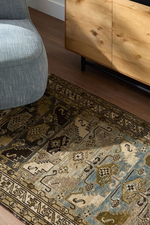 District Loom Vintage Turkish Scatter Rug Kalispell styled6
