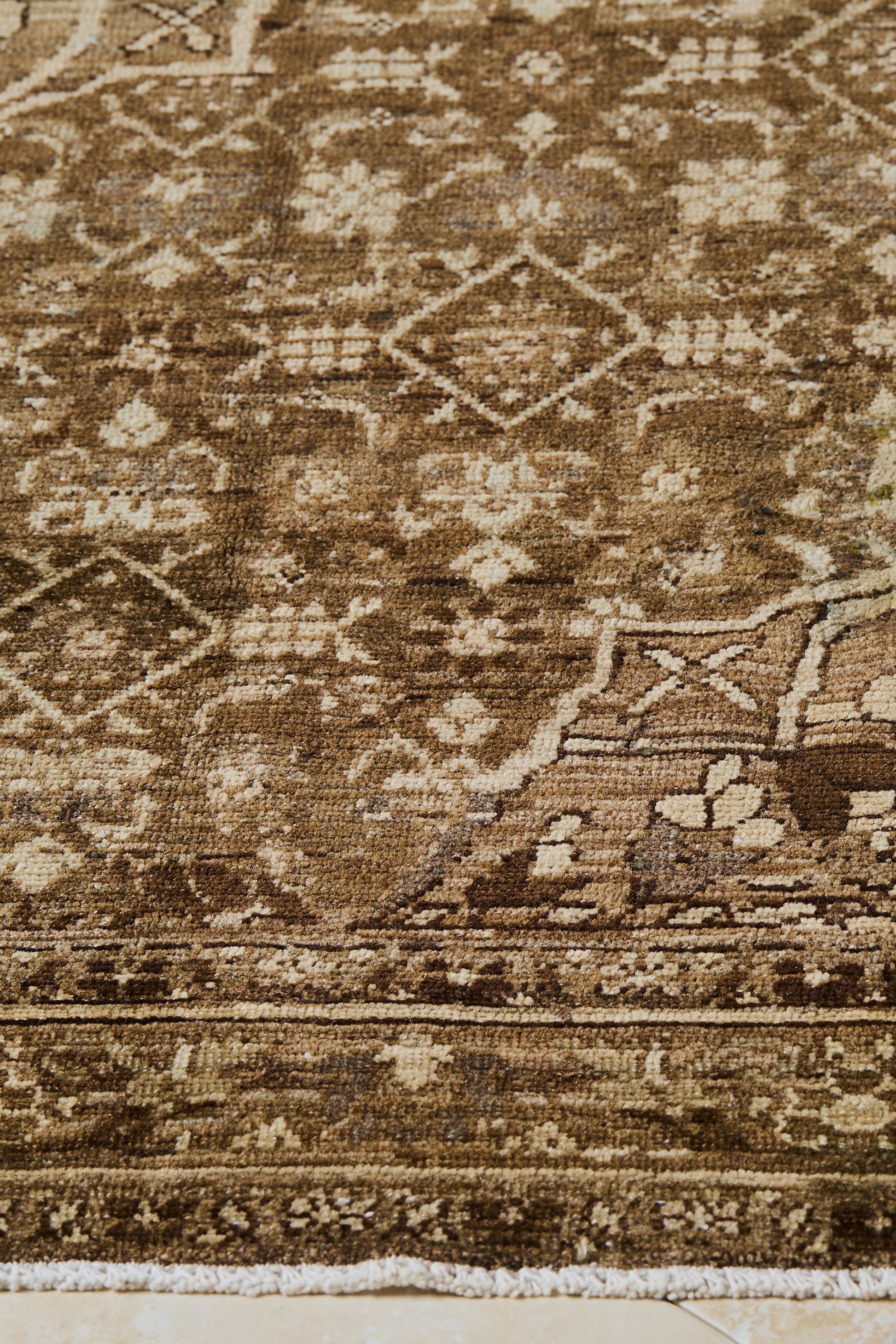 District Loom Vintage Turkish Scatter Rug Neriah