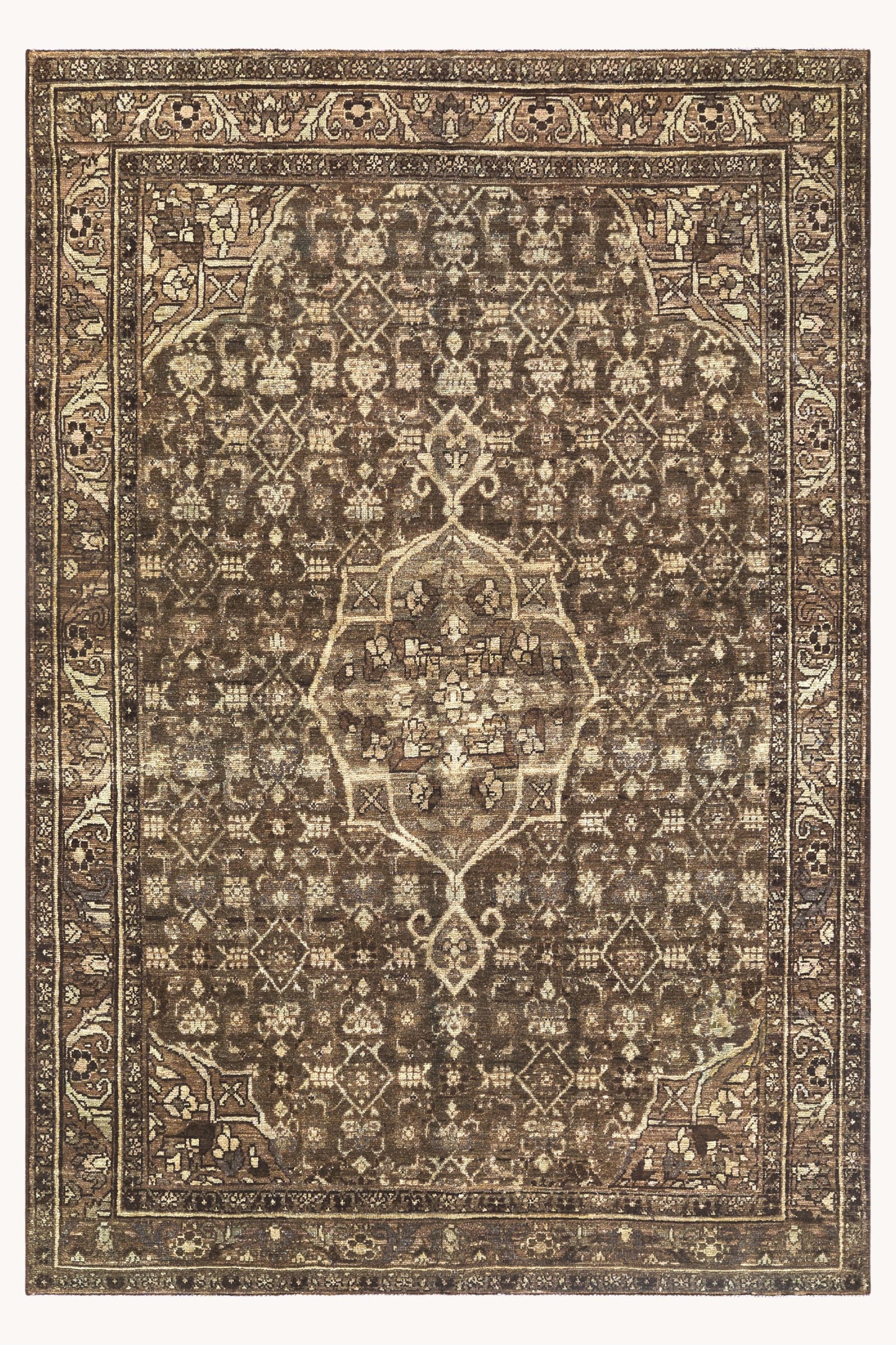 District Loom Vintage Turkish Scatter Rug Neriah