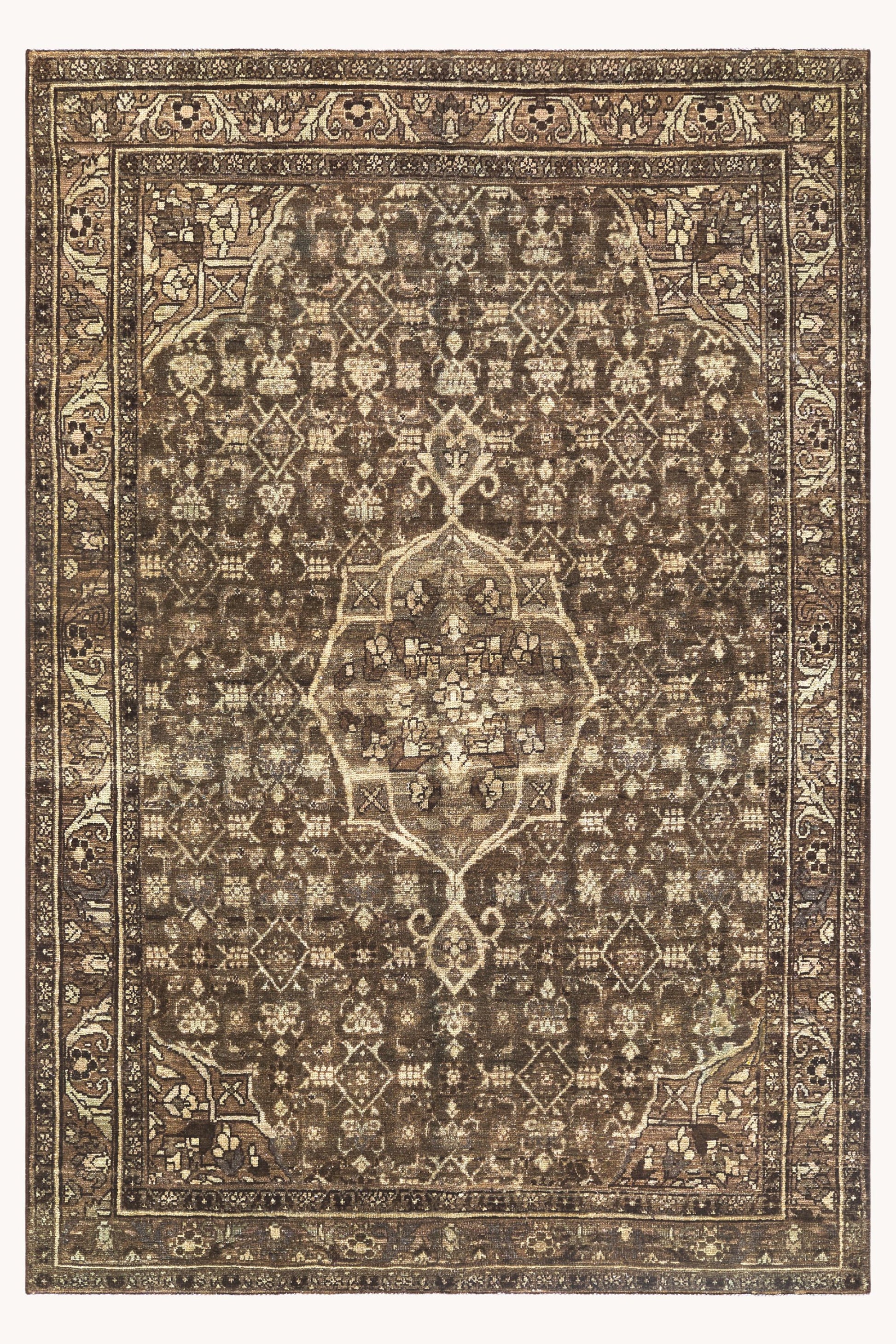 District Loom Vintage Turkish Scatter Rug Neriah