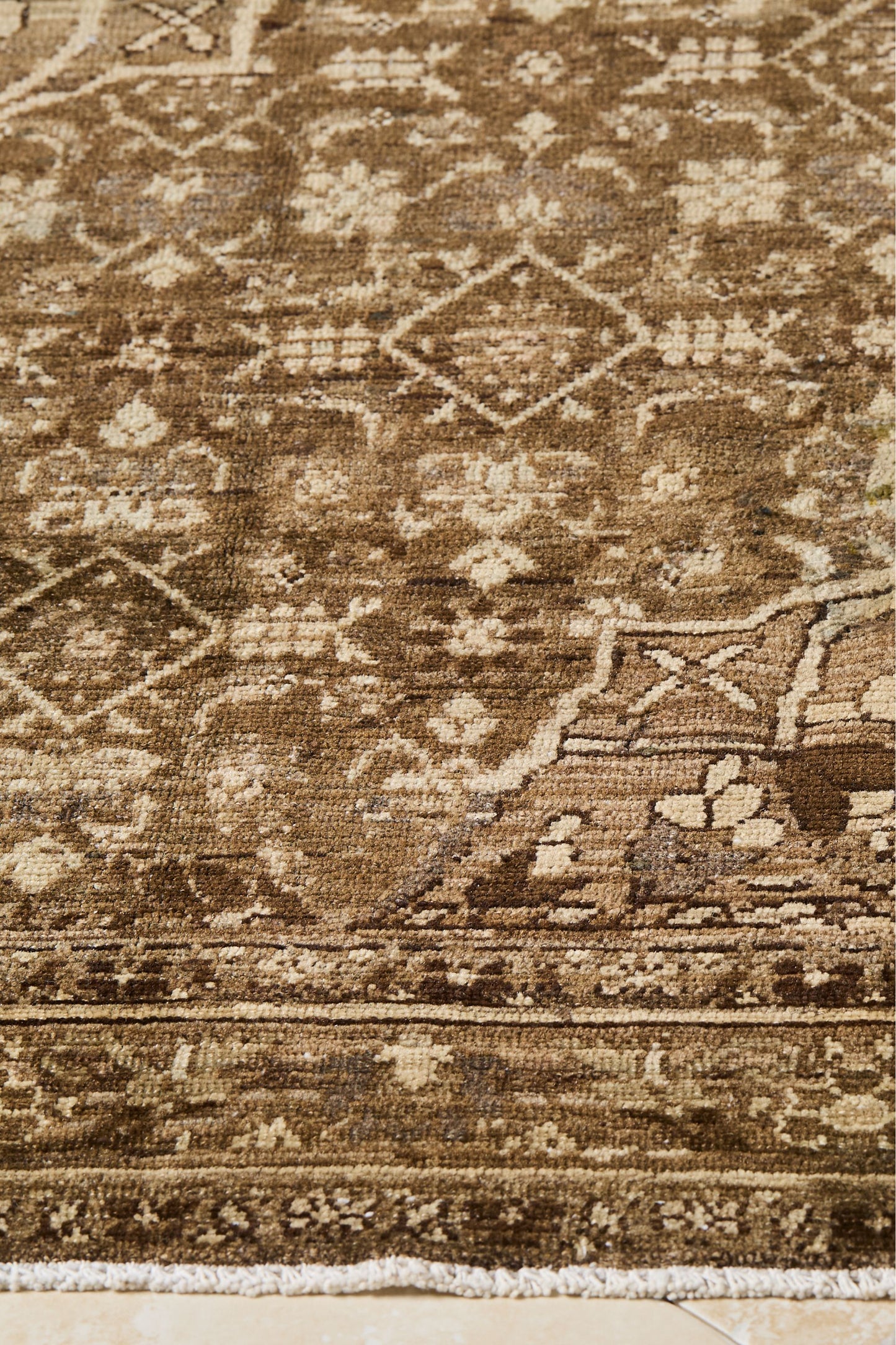 District Loom Vintage Turkish Scatter Rug Neriah