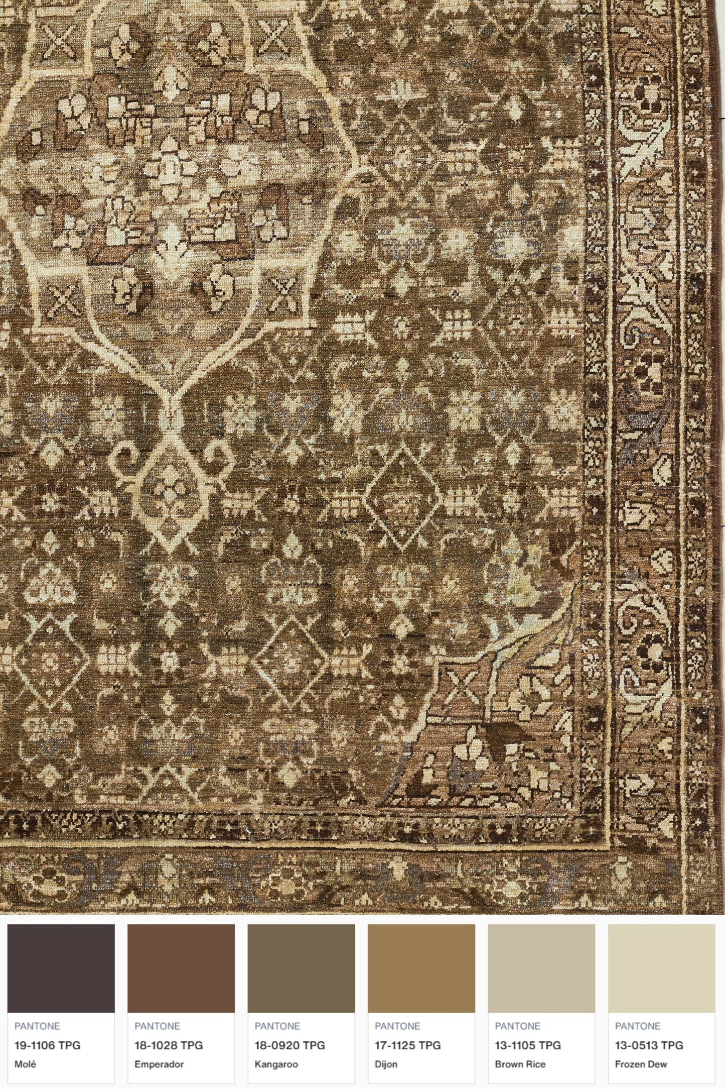District Loom Vintage Turkish Scatter Rug Neriah