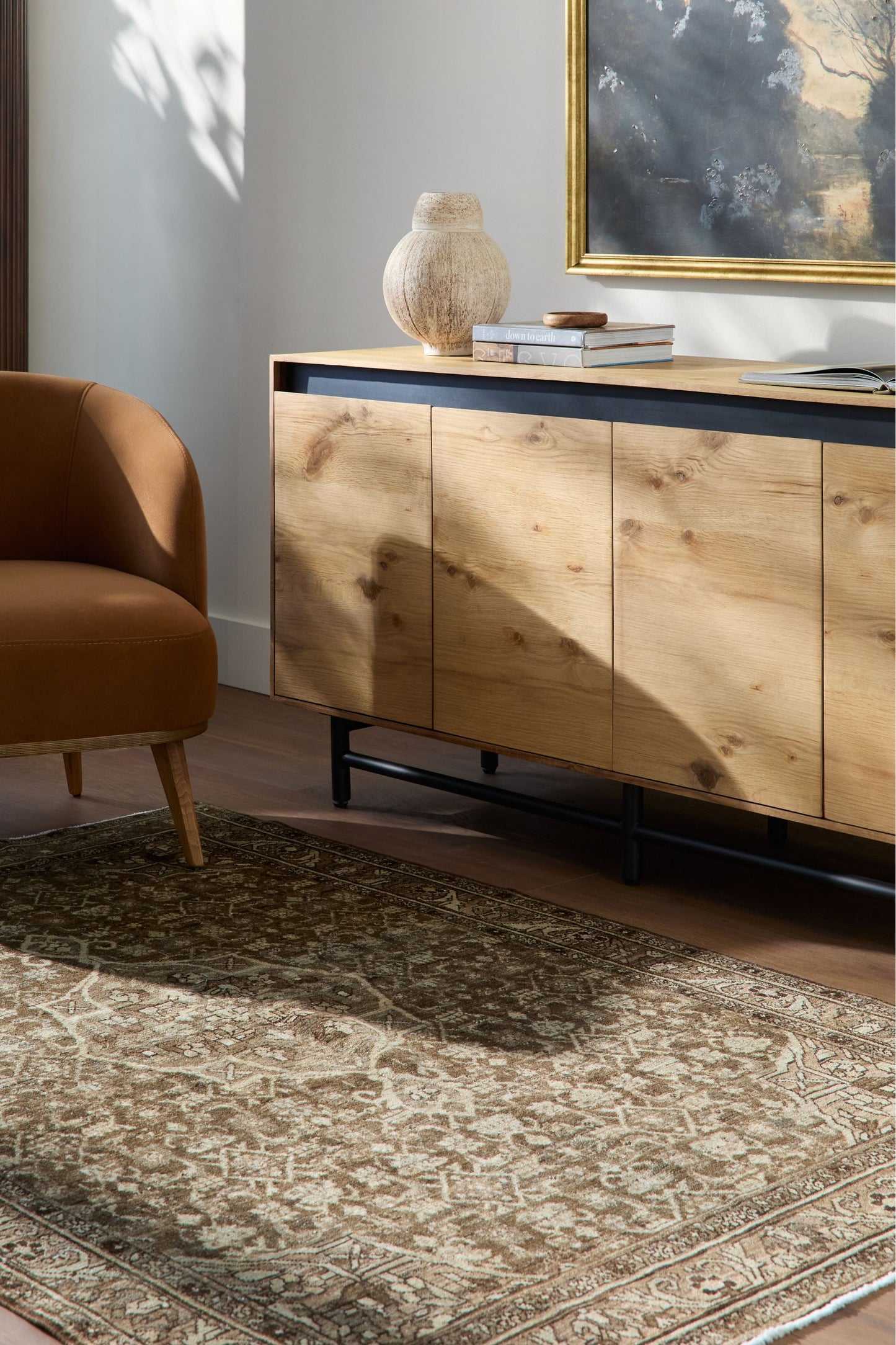 District Loom Vintage Turkish Scatter Rug Neriah