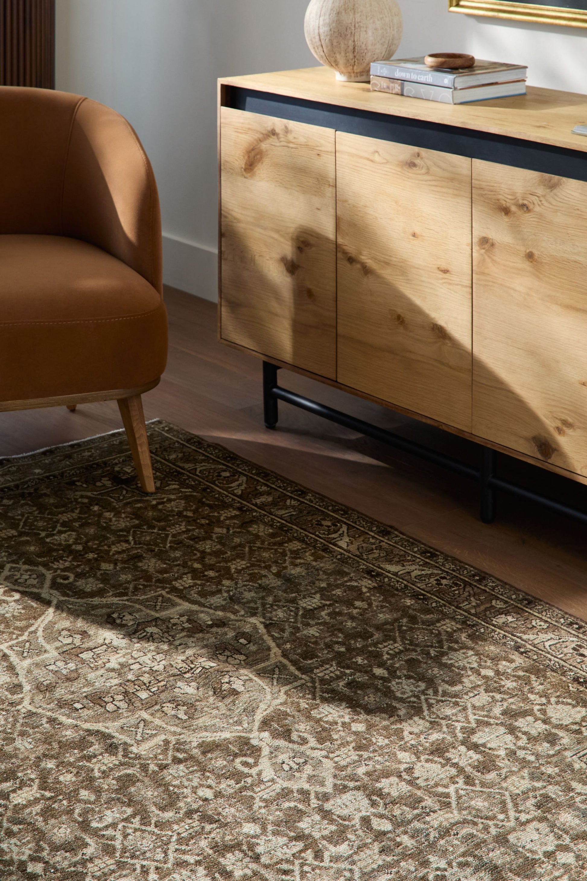 District Loom Vintage Turkish Scatter Rug Neriah