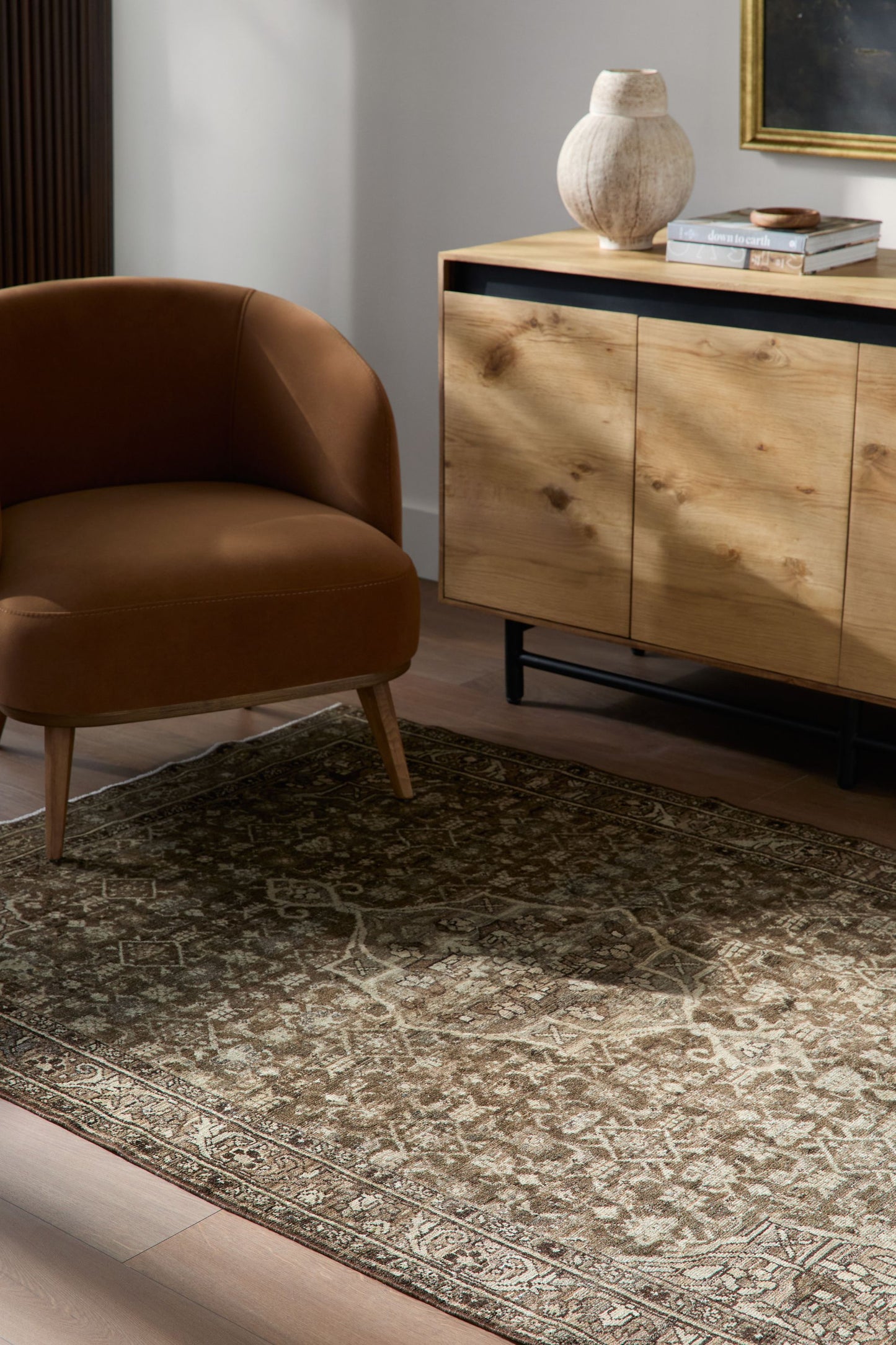 District Loom Vintage Turkish Scatter Rug Neriah