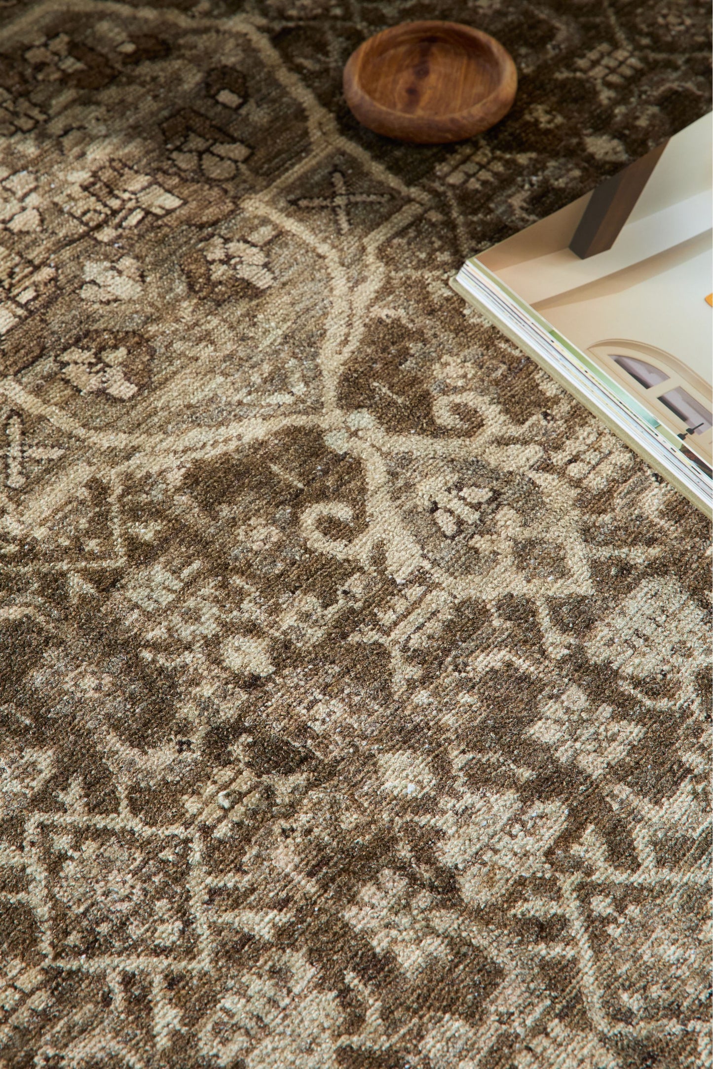 District Loom Vintage Turkish Scatter Rug Neriah
