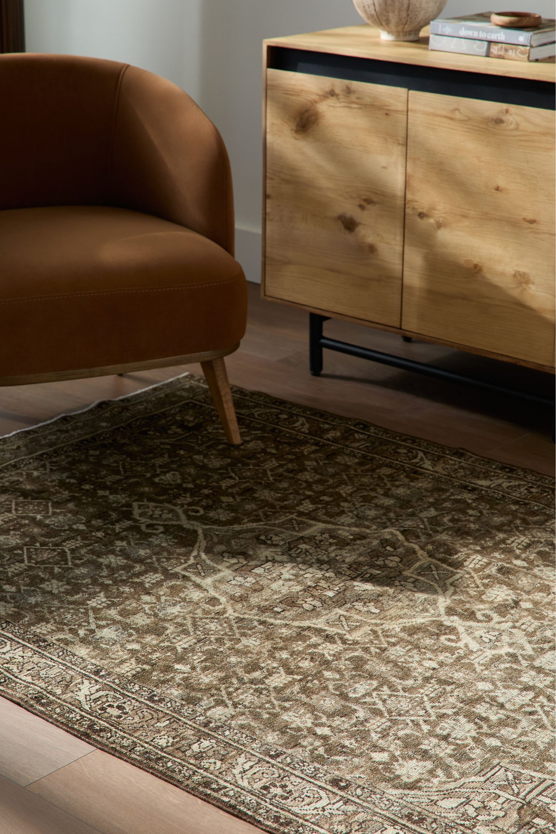 District Loom Vintage Turkish Scatter Rug Neriah