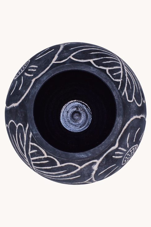 Frida Vase Small Black | Dusty Deco