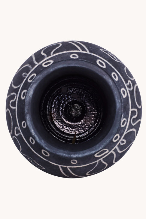 Frida Vase Tall Black | Dusty Deco