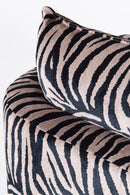 Dusty Deco Miles Love Seat Zebra X District Loom