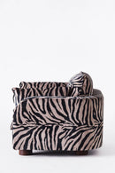 Dusty Deco Miles Love Seat Zebra X District Loom