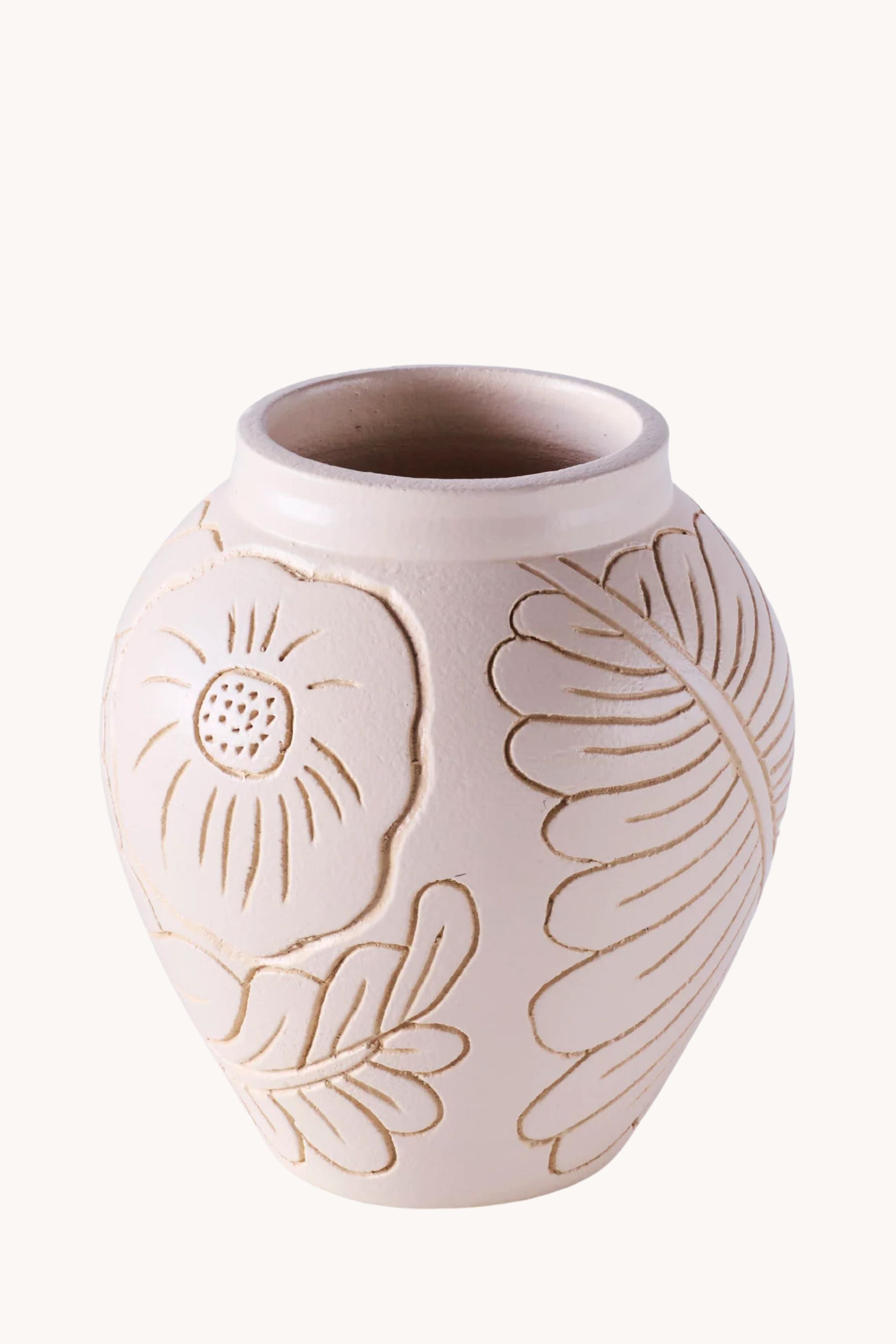Frida Vase Small White | Dusty Deco