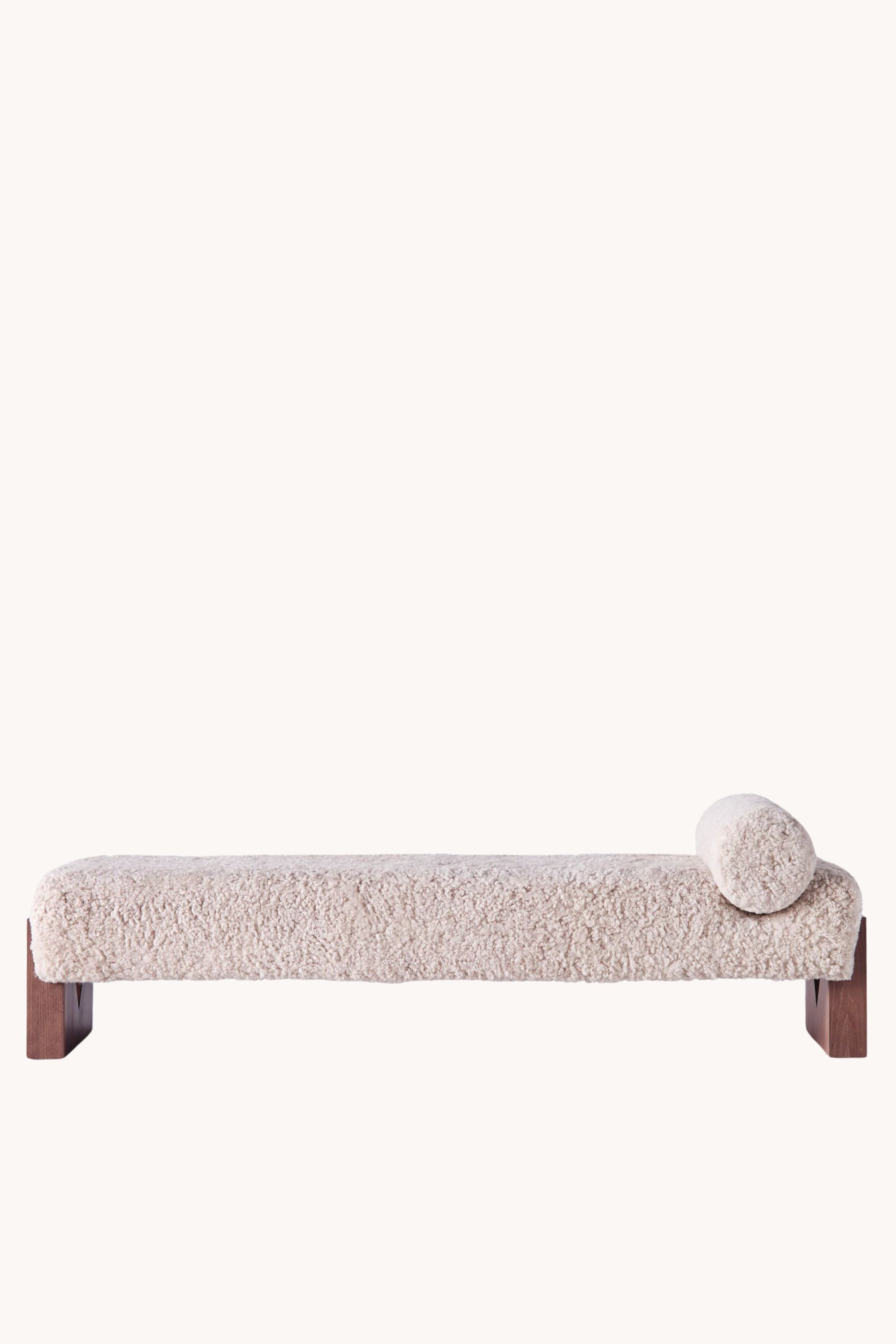 Dusty Deco V Daybed Sheepskin x District Loom