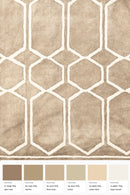Dusty Deco Tie Dye Beige Rug at District Loom