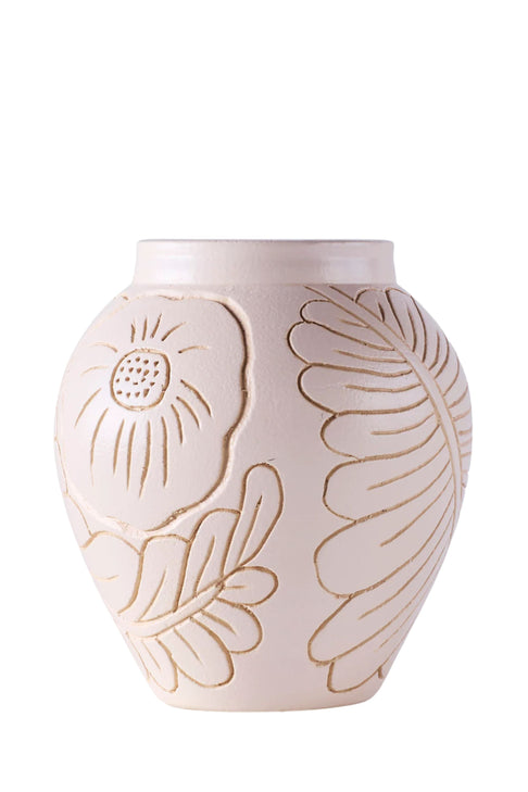 Frida Vase Small White | Dusty Deco