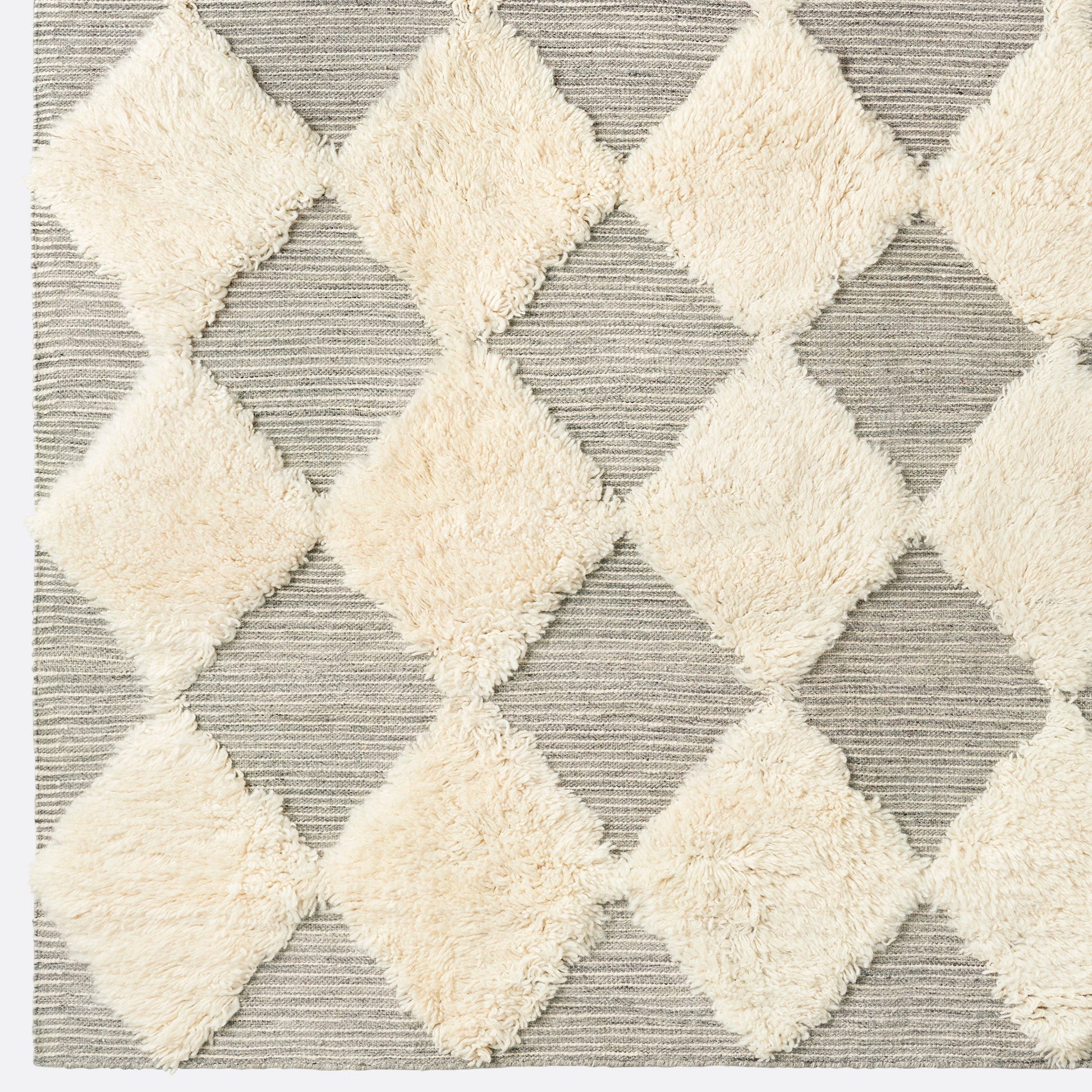 District Loom X Dusty Deco Chess Rya Grey Rug
