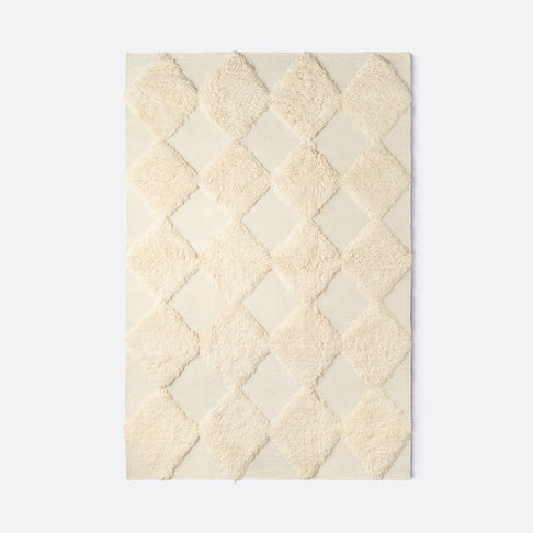 Chess Rya White Rug