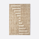 Shaggy Labyrinth Beige Rug