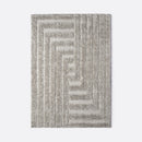Shaggy Labyrinth Grey Rug