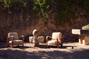 Dusty Deco Bamboo Lounge Chair for District Loom