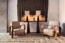 Dusty Deco Bamboo Lounge Chair for District Loom