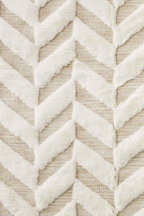 Herringbone White | Dusty Deco