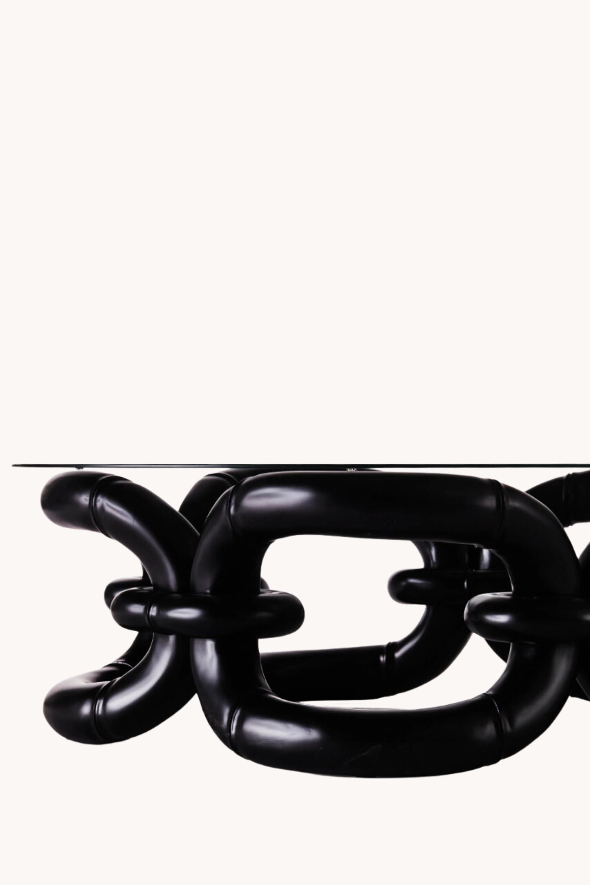 Dusty Deco X District Loom Bamboo Bracelet Sofa Table Black