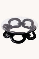 Dusty Deco X District Loom Bamboo Bracelet Sofa Table Black