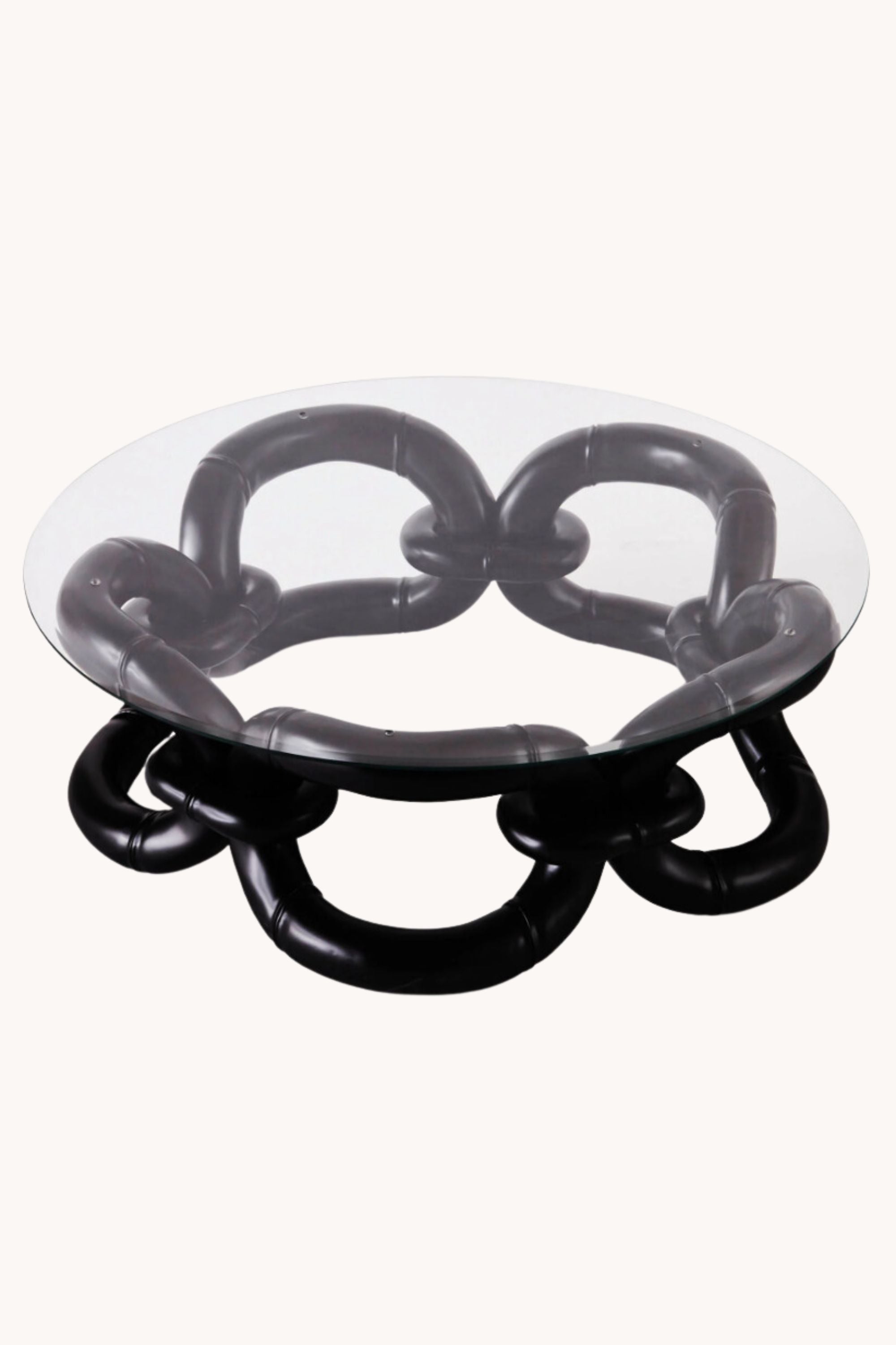 Dusty Deco X District Loom Bamboo Bracelet Sofa Table Black