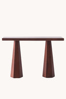 Dusty Deco Hexagon Console Table Mahogany x District Loom