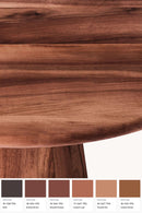 Dusty Deco Hexagon Dining Table Walnut x District Loom