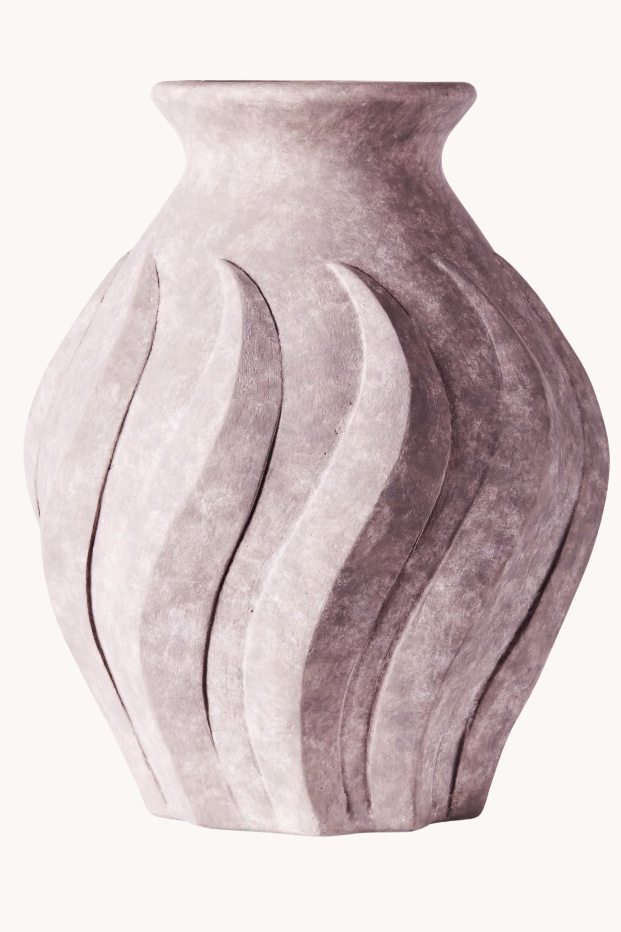 Swirl Vase Grey | Dusty Deco