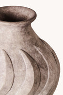 Swirl Vase Grey | Dusty Deco