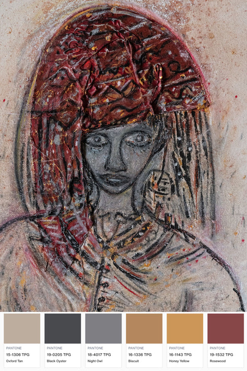 'Boss Lady' original by Kader Boly at District Loom