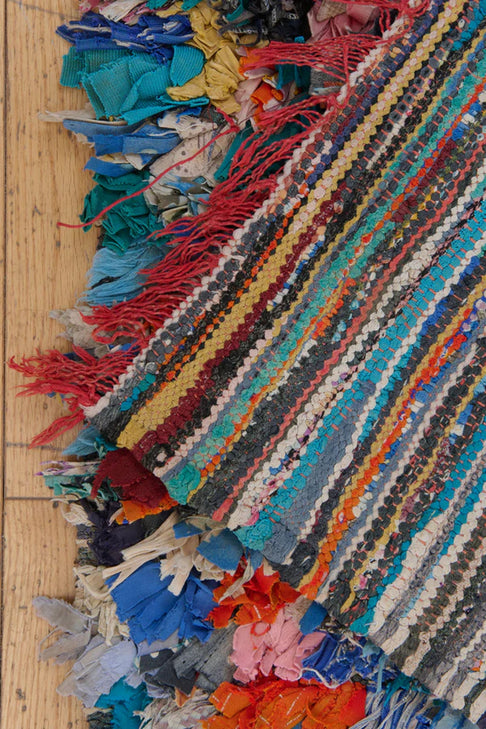 District Loom Boucherouite Scatter Rug BOU08