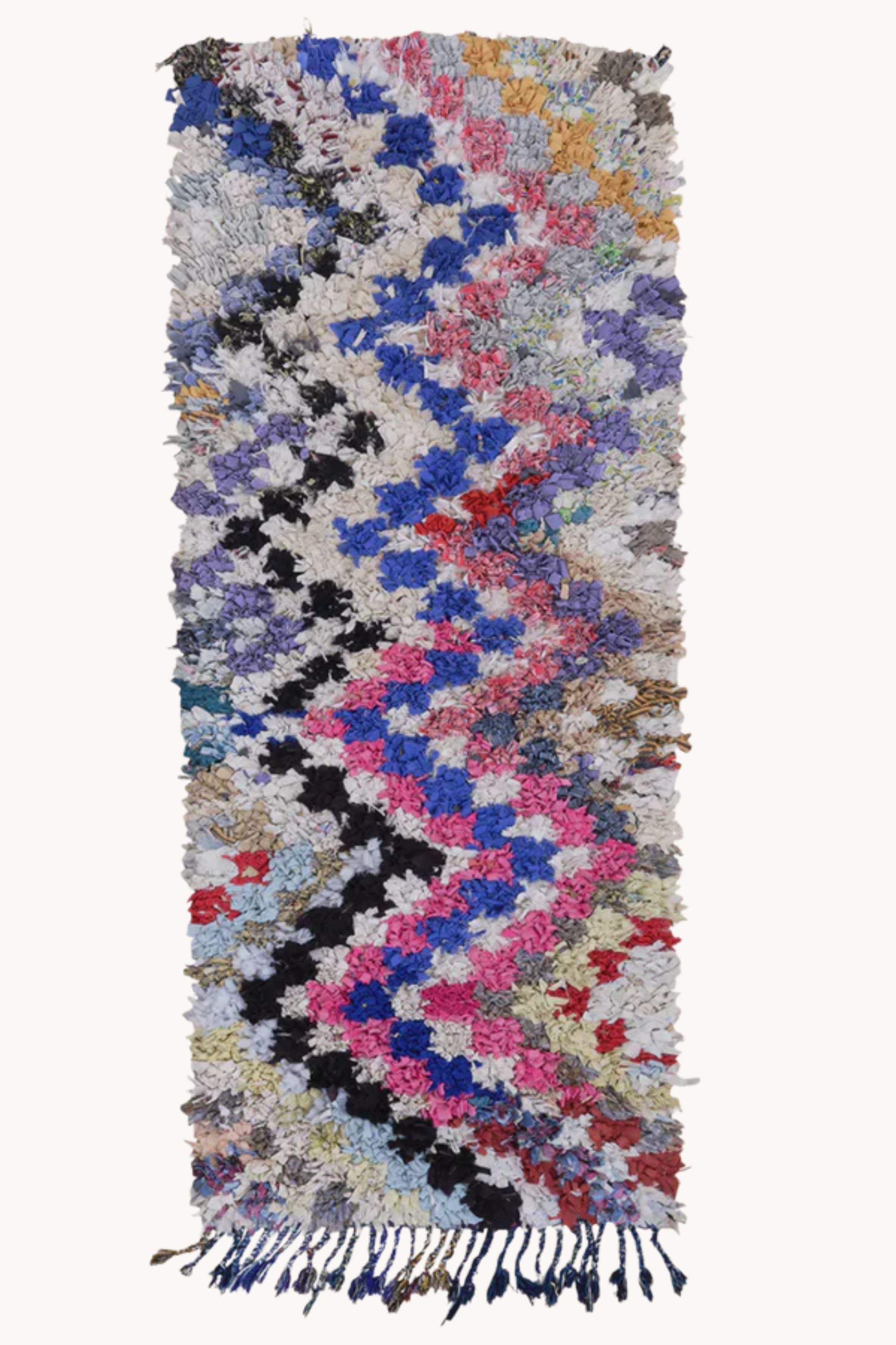 District Loom Boucherouite Scatter Rug BOU09